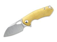 Taschenmesser, Gold, Flipper, Framelock, Elmax, Messing Taschenmesser, Gold, Flipper, Framelock, Elmax, Messing