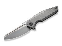 Taschenmesser, Grau, Flipper, Framelock, CPM-20CV, Titan Taschenmesser, Grau, Flipper, Framelock, CPM-20CV, Titan
