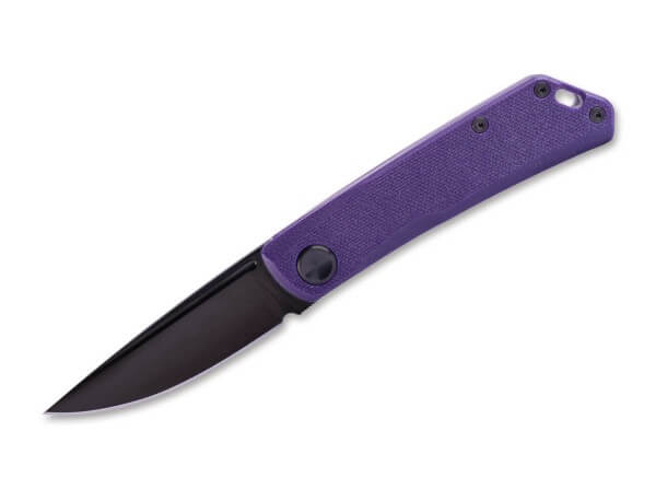 Taschenmesser, Violett, Nagelhau, Slipjoint, K110, G10