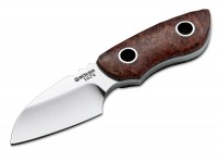 Feststehendes Messer, Braun, Feststehend, N690, Amboinaholz Feststehendes Messer, Braun, Feststehend, N690, Amboinaholz