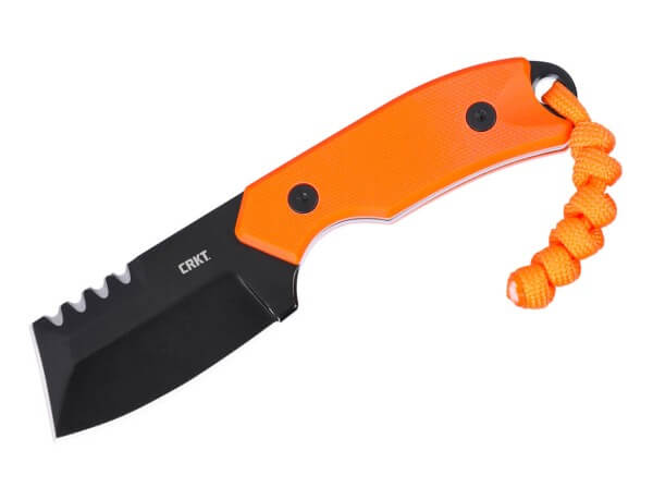Feststehendes Messer, Orange, D2, G10