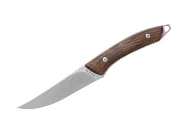 Feststehendes Messer, Braun, N690, Santosholz