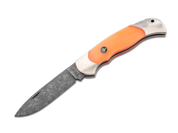 Taschenmesser, Orange, Nagelhau, Backlock, 440C