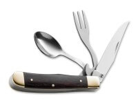 Taschenmesser, Braun, Nagelhau, Slipjoint, 440A, Schichtholz Taschenmesser, Braun, Nagelhau, Slipjoint, 440A, Schichtholz