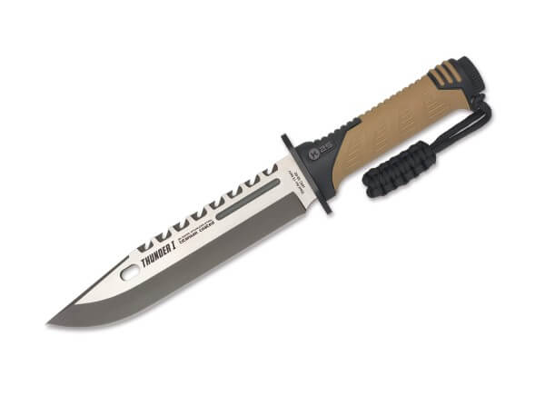 Feststehendes Messer, Khaki, Feststehend, 8Cr13MoV, Kunststoff