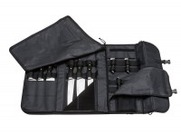 Kochmesser, Schwarz, Feststehend, X50CrMoV15, Spezialkunststoff Kochmesser, Schwarz, Feststehend, X50CrMoV15, Spezialkunststoff