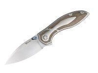 Taschenmesser, Grün, Flipper, Framelock, M390, Titan Taschenmesser, Grün, Flipper, Framelock, M390, Titan