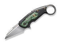 Taschenmesser, Grün, Flipper, Button Lock, CPM-20CV, Titan Taschenmesser, Grün, Flipper, Button Lock, CPM-20CV, Titan