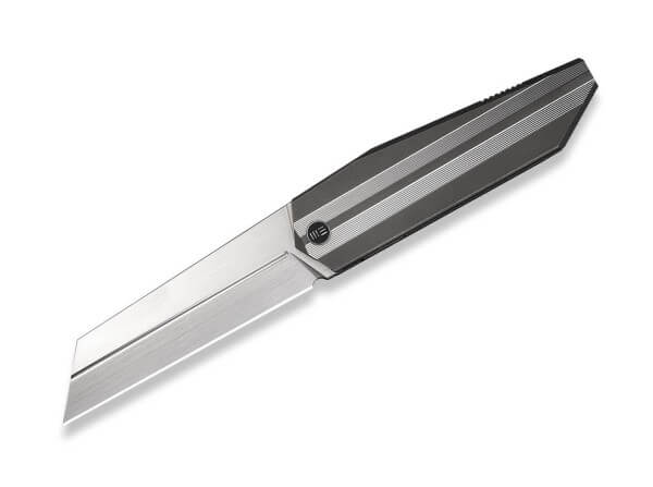 Taschenmesser, Grau, Flipper, Framelock, M390, Titan