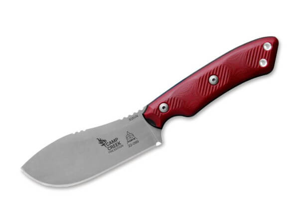 Feststehendes Messer, Rot, CPM-S-35VN, G10