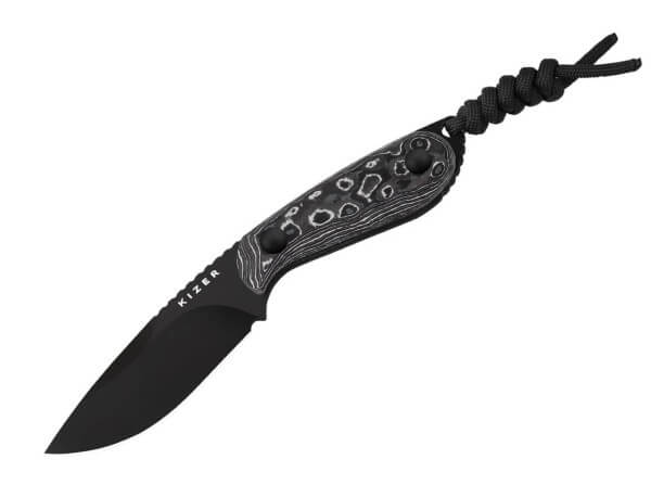 Feststehendes Messer, Mehrfarbig, M390, Kohlefaser