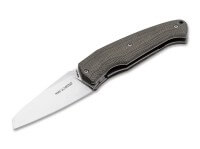 Taschenmesser, Grün, Flipper, Linerlock, M390, Micarta Taschenmesser, Grün, Flipper, Linerlock, M390, Micarta