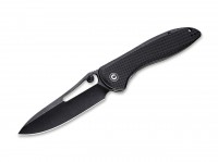 Taschenmesser, Schwarz, Daumenöffnung, Linerlock, D2, G10 Taschenmesser, Schwarz, Daumenöffnung, Linerlock, D2, G10