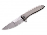 Taschenmesser, Grau, Flipper, Framelock, CPM-20CV, Titan Taschenmesser, Grau, Flipper, Framelock, CPM-20CV, Titan