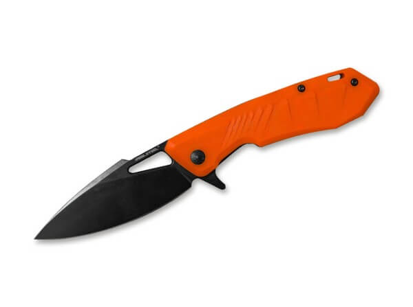 Taschenmesser, Orange, Flipper, D2, G10