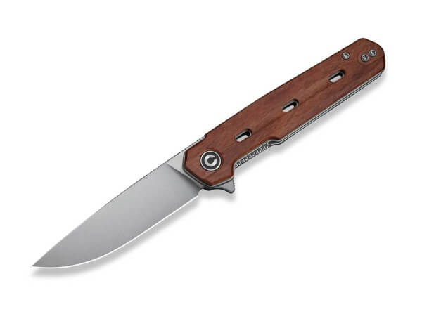 Taschenmesser, Braun, Flipper, Linerlock, Nitro-V, Bubingaholz