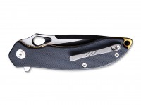 Preview: Taschenmesser, Schwarz, Flipper, Linerlock, VG-10, G10 Preview: Taschenmesser, Schwarz, Flipper, Linerlock, VG-10, G10