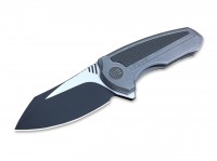 Taschenmesser, Grau, Flipper, Framelock, CPM-S-35VN, Titan Taschenmesser, Grau, Flipper, Framelock, CPM-S-35VN, Titan