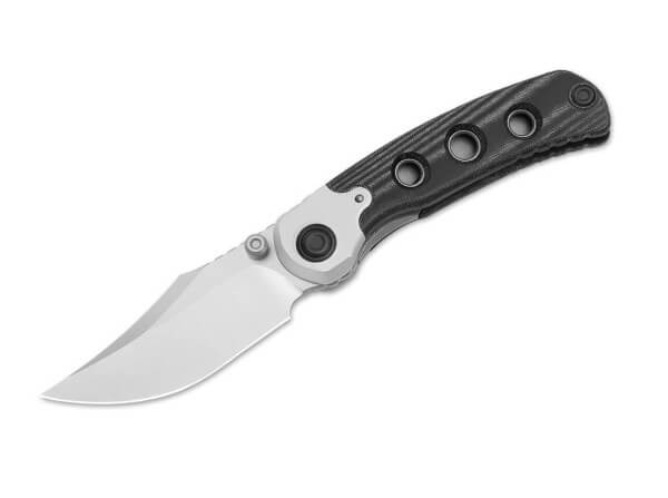 Taschenmesser, Schwarz, Daumenpin, Framelock, Nitro-V, Aluminium