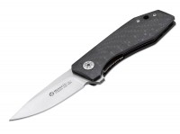 Taschenmesser, Schwarz, Flipper, Linerlock, M390, Kohlefaser Taschenmesser, Schwarz, Flipper, Linerlock, M390, Kohlefaser