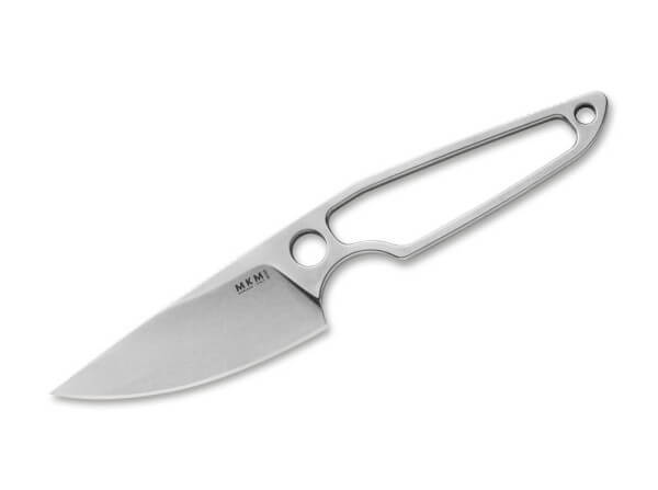 Feststehendes Messer, Silber, M390, Edelstahl