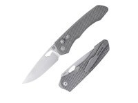 Taschenmesser, Grau, Daumenöffnung, Button Lock, Vanax, Titan Taschenmesser, Grau, Daumenöffnung, Button Lock, Vanax, Titan