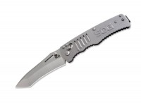 Taschenmesser, Silber, Daumenpin, Arc Lock, VG-10, Edelstahl Taschenmesser, Silber, Daumenpin, Arc Lock, VG-10, Edelstahl