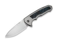 Taschenmesser, Grau, Flipper, Sonstiges, Damast, Titan Taschenmesser, Grau, Flipper, Sonstiges, Damast, Titan