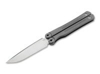 Taschenmesser, Silber, Nein, Balisong, S35VN, Titan Taschenmesser, Silber, Nein, Balisong, S35VN, Titan