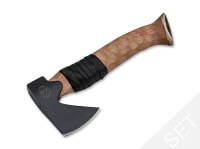 Axt / Tomahawk, Braun, 5Cr15MoV, Buchenholz Axt / Tomahawk, Braun, 5Cr15MoV, Buchenholz