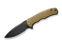 Taschenmesser, Gelb, Flipper, Linerlock, D2, Kunststoff Taschenmesser, Gelb, Flipper, Linerlock, D2, Kunststoff