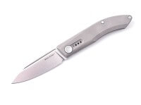 Taschenmesser, Grau, Nagelhau, Slipjoint, CPM-S-35VN, Titan Taschenmesser, Grau, Nagelhau, Slipjoint, CPM-S-35VN, Titan