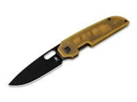 Taschenmesser, Gelb, Daumenöffnung, Linerlock, 154CM, Kunststoff Taschenmesser, Gelb, Daumenöffnung, Linerlock, 154CM, Kunststoff