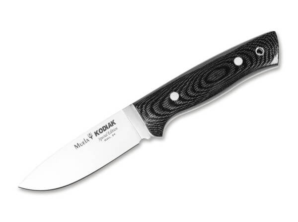 Feststehendes Messer, Schwarz, RWL 34, Micarta