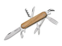 Taschenmesser, Braun, Nagelhau, Slipjoint, 420, Olivenholz Taschenmesser, Braun, Nagelhau, Slipjoint, 420, Olivenholz