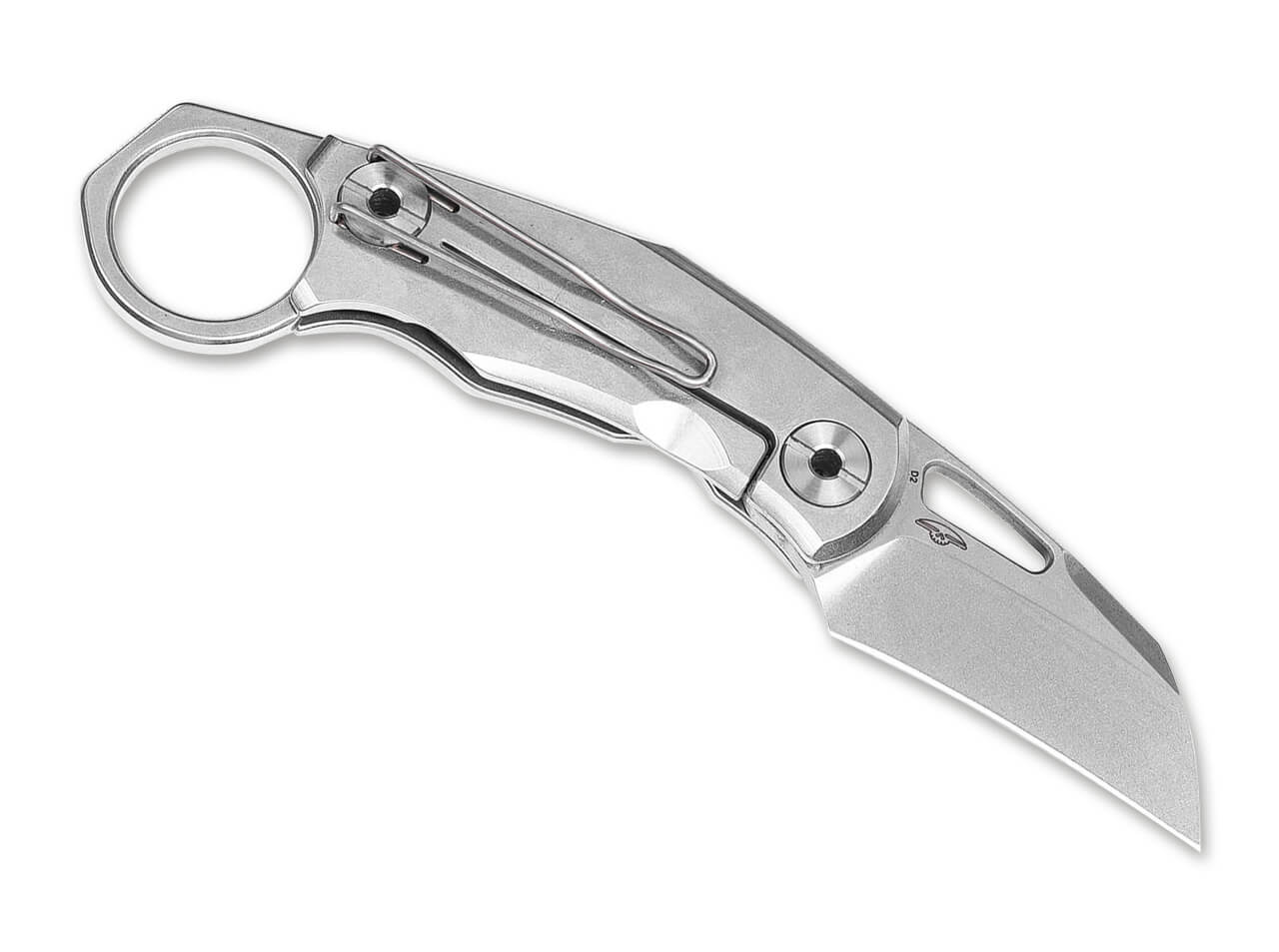 Real Steel Shade Hawkbill Knife Satin + G-10