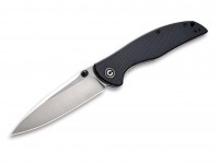 Taschenmesser, Schwarz, Daumenpin, Linerlock, D2, G10 Taschenmesser, Schwarz, Daumenpin, Linerlock, D2, G10