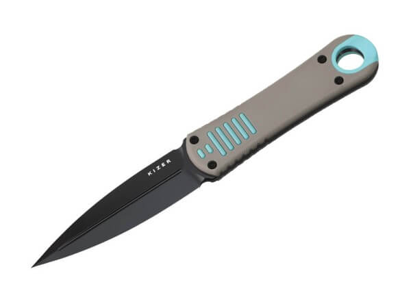 Feststehendes Messer, Grau, AEB-L, G10