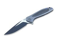 Taschenmesser, Grau, Flipper, Framelock, CPM-S-35VN, Titan Taschenmesser, Grau, Flipper, Framelock, CPM-S-35VN, Titan