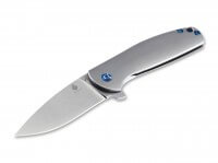 Taschenmesser, Grau, Flipper, Framelock, CPM-S-35VN, Titan Taschenmesser, Grau, Flipper, Framelock, CPM-S-35VN, Titan