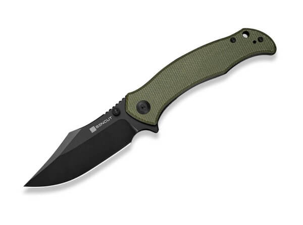 Taschenmesser, Grün, Flipper, Linerlock, D2, Micarta