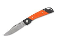 Taschenmesser, Orange, Nagelhau, Slipjoint, Elmax, Aluminium Taschenmesser, Orange, Nagelhau, Slipjoint, Elmax, Aluminium