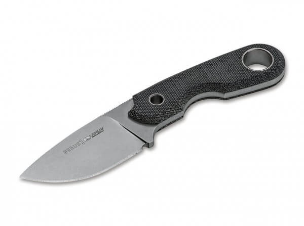 Feststehendes Messer, Schwarz, M390, Micarta