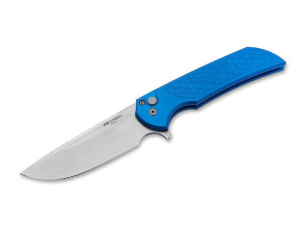 Taschenmesser, Blau, Flipper, Button Lock, MagnaCut, Aluminium