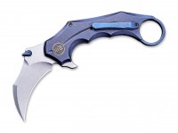 Taschenmesser, Blau, Flipper, Framelock, CPM-S-35VN, Titan Taschenmesser, Blau, Flipper, Framelock, CPM-S-35VN, Titan