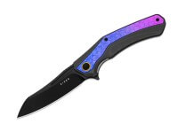 Taschenmesser, Violett, Flipper, Linerlock, CPM-S-45VN, Aluminium Taschenmesser, Violett, Flipper, Linerlock, CPM-S-45VN, Aluminium