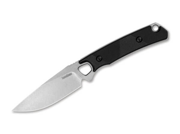 Feststehendes Messer, Schwarz, D2, Polypropylen