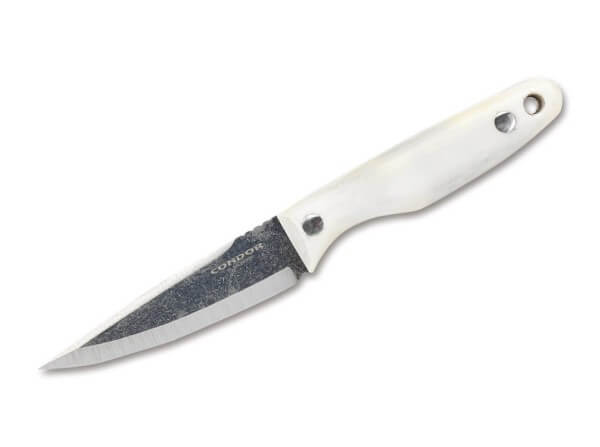 Feststehendes Messer, Weiß, 1095, Micarta
