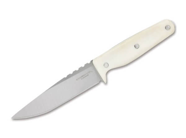 Feststehendes Messer, Weiß, 420HC, Micarta