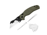 Taschenmesser, Grün, Daumenpin, Button Lock, 5Cr15MoV, G10 Taschenmesser, Grün, Daumenpin, Button Lock, 5Cr15MoV, G10